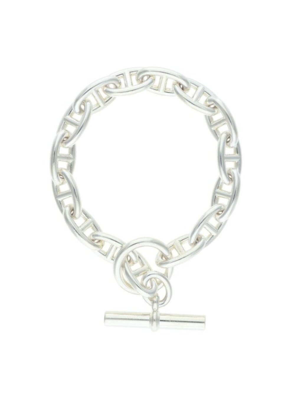 Hermes Chaine D'ancre GM Silver Bracelet